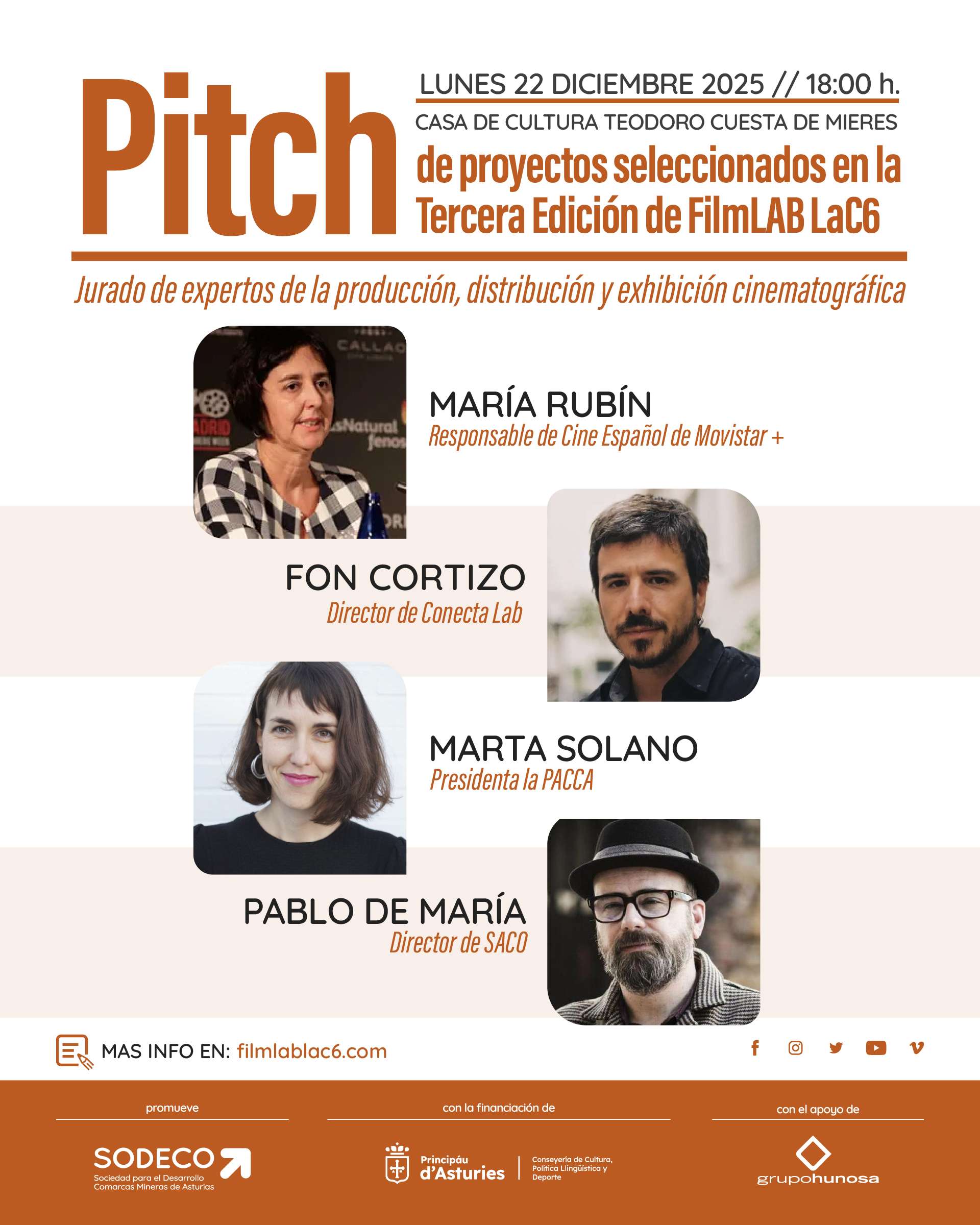 Pitch de la tercera edición de FilmLAB LaC6